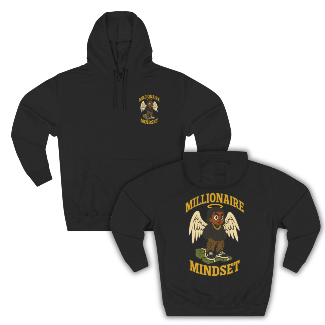 Millionaire Mindset Halo Hustle Hoodie