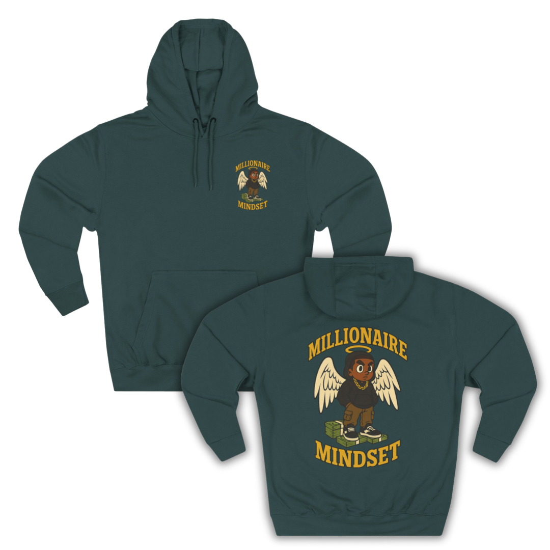 Millionaire Mindset Halo Hustle Hoodie