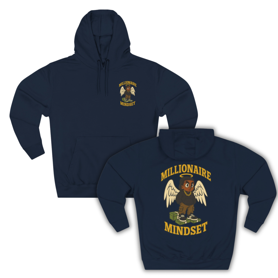 Millionaire Mindset Halo Hustle Hoodie