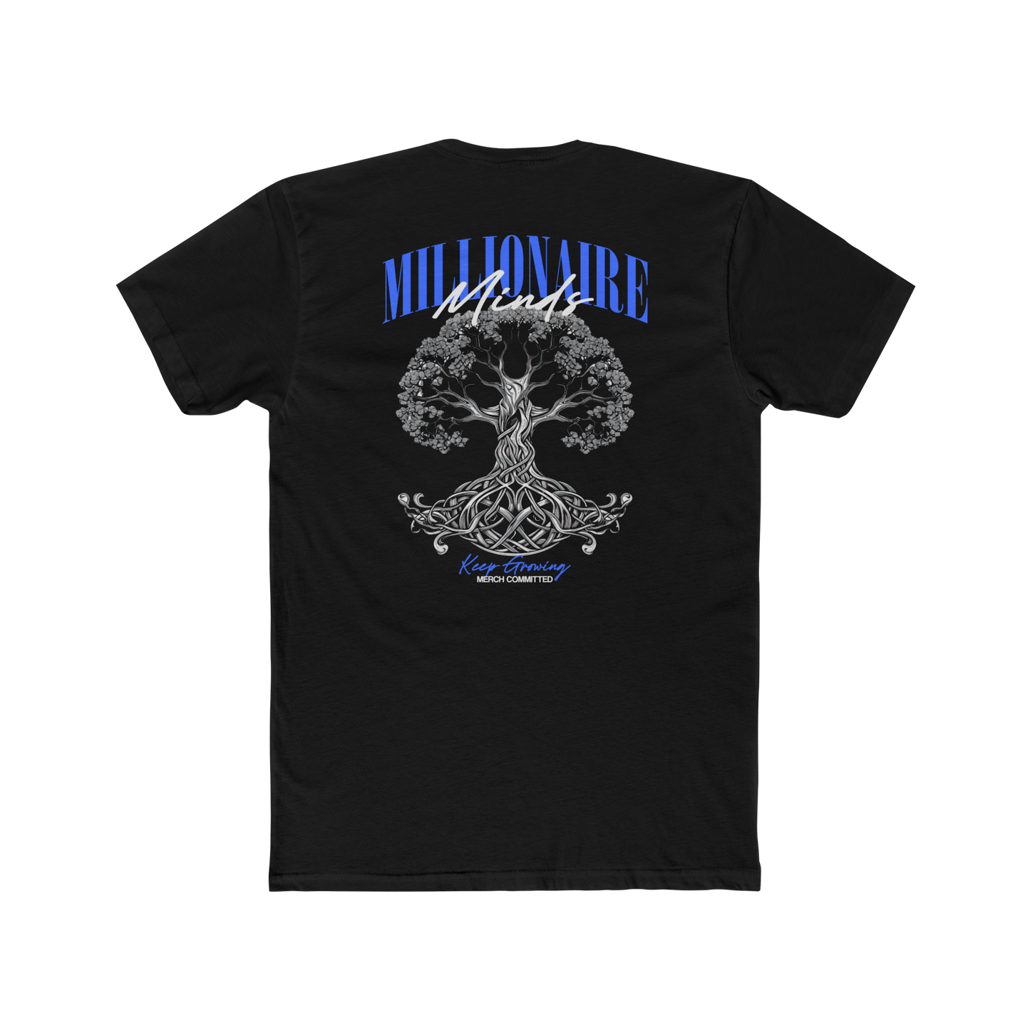 Millionaire Minds Black Out Tee Merch Committed