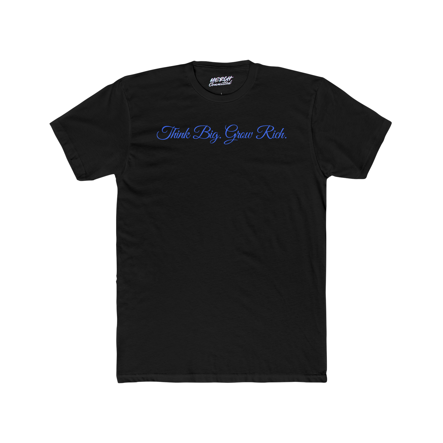 Millionaire Minds Black Out Tee Merch Committed