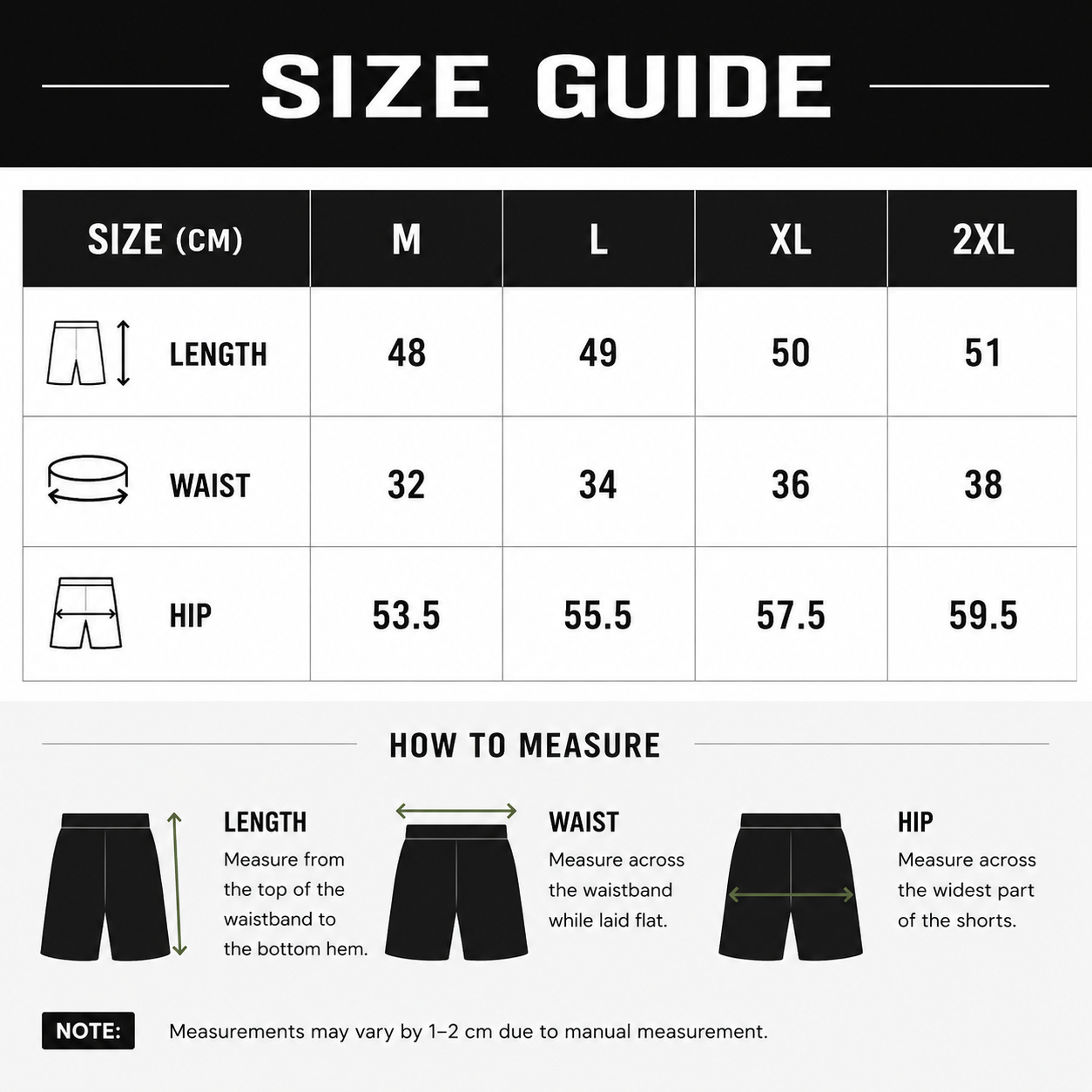 Men’s Solid Elastic Waist Shorts