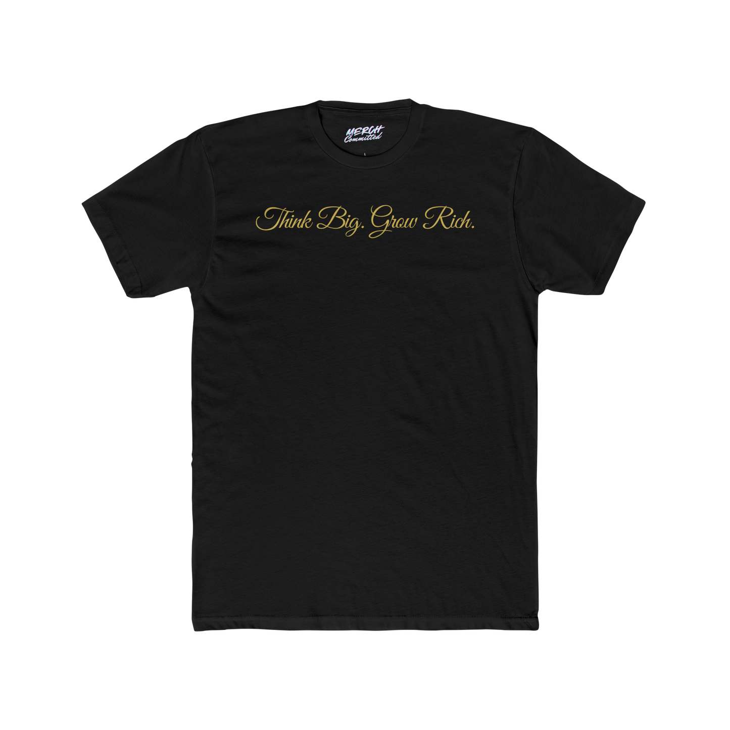 Millionaire Minds Black Out Tee Merch Committed