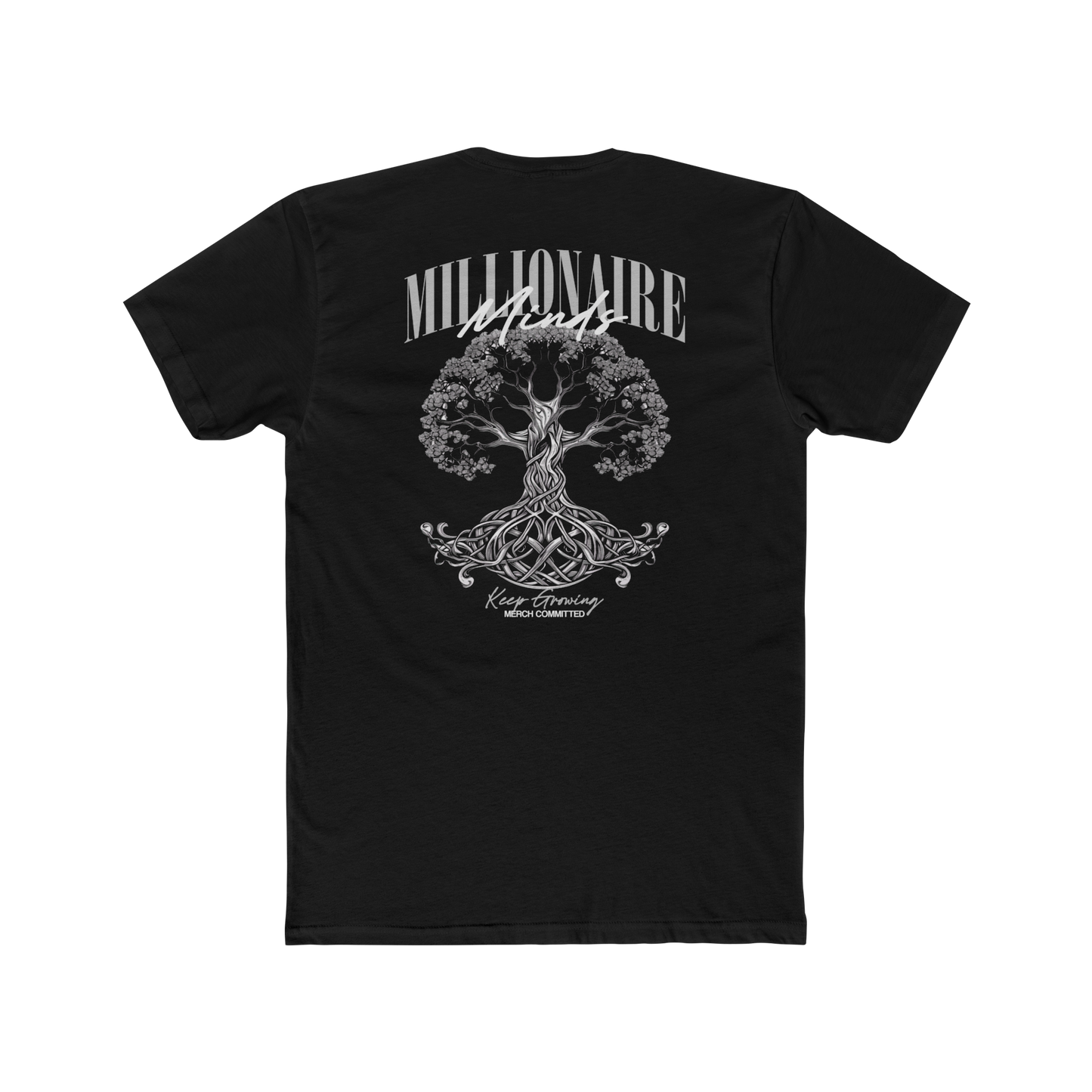 Millionaire Minds Black Out Tee Merch Committed
