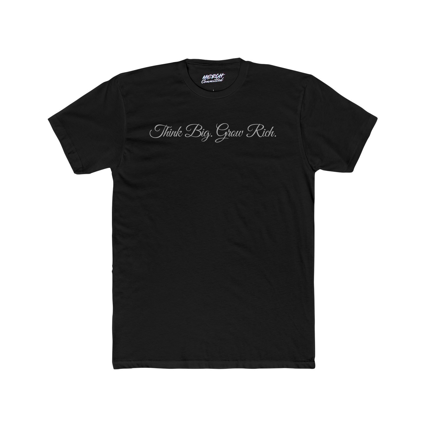 Millionaire Minds Black Out Tee Merch Committed