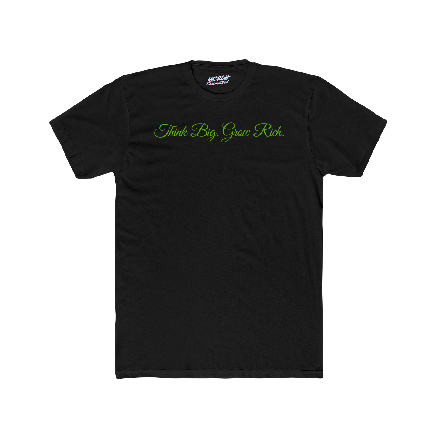 Millionaire Minds Black Out Tee Merch Committed