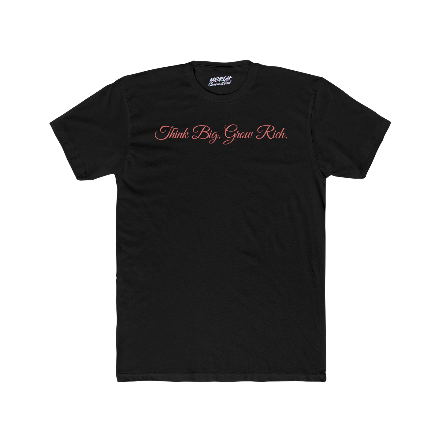 Millionaire Minds Black Out Tee Merch Committed