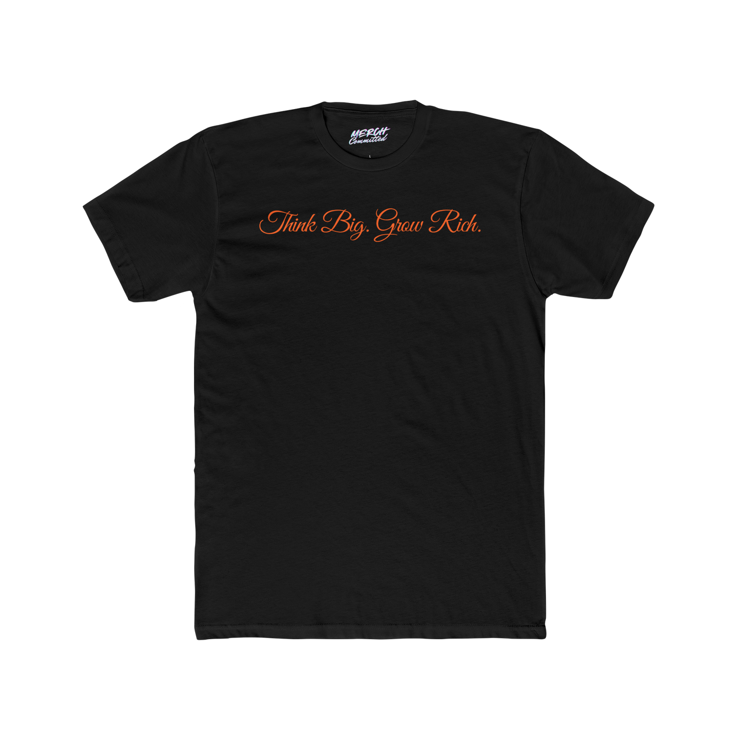 Millionaire Minds Black Out Tee Merch Committed