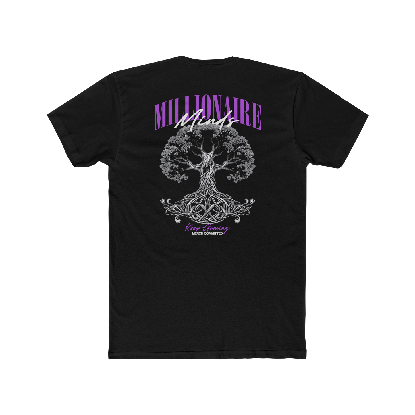 Millionaire Minds Black Out Tee Merch Committed
