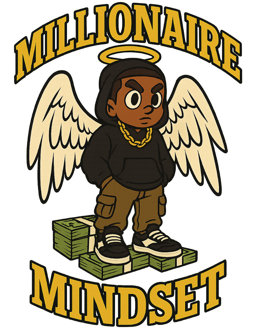 Millionaire Mindset Halo Hustle Hoodie