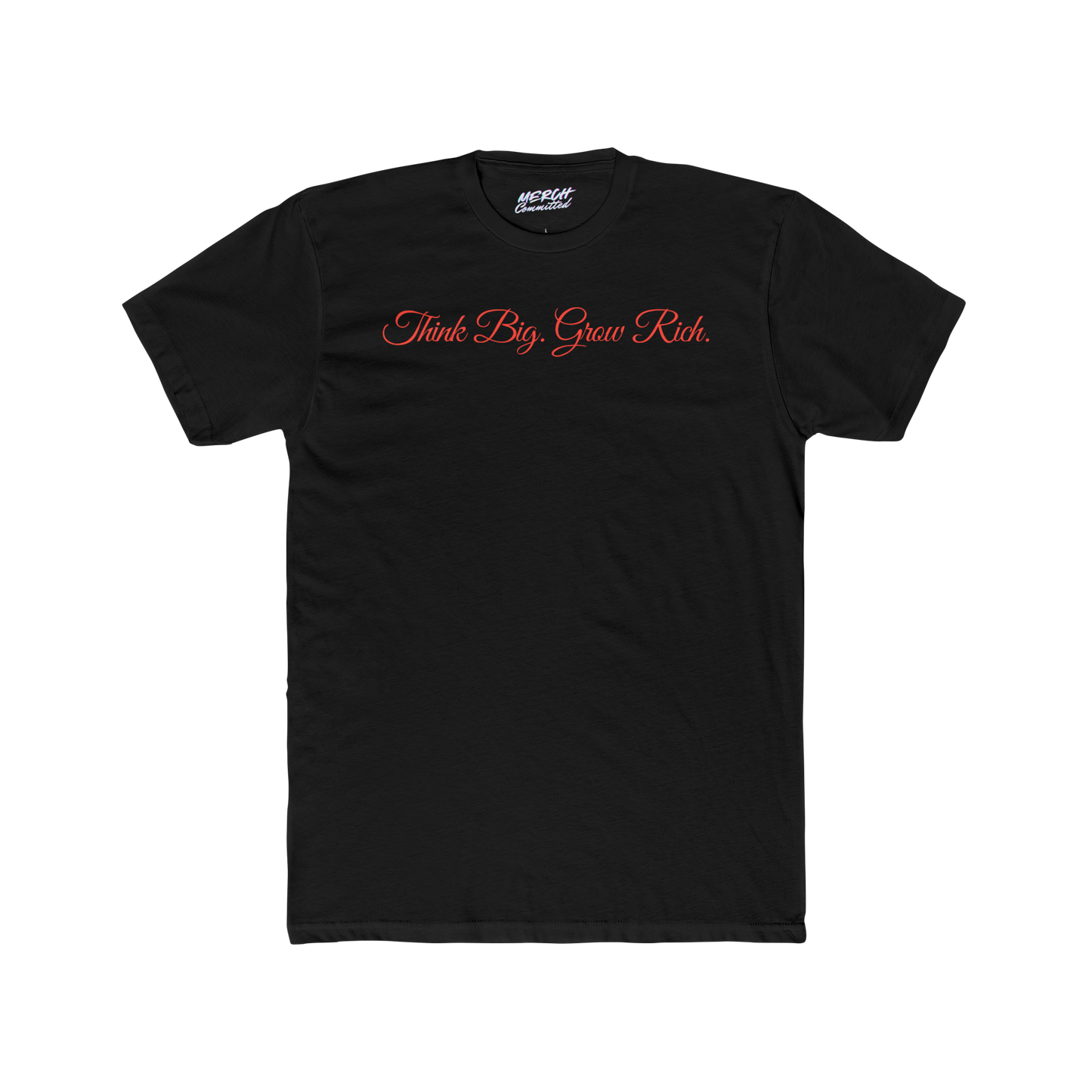 Millionaire Minds Black Out Tee Merch Committed