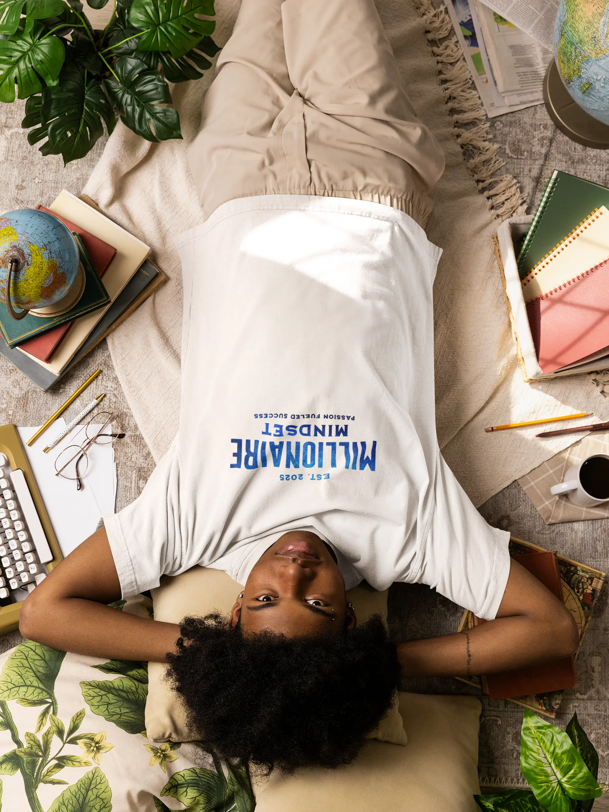 Millionaire Mindset-Blue Stone Merch Committed