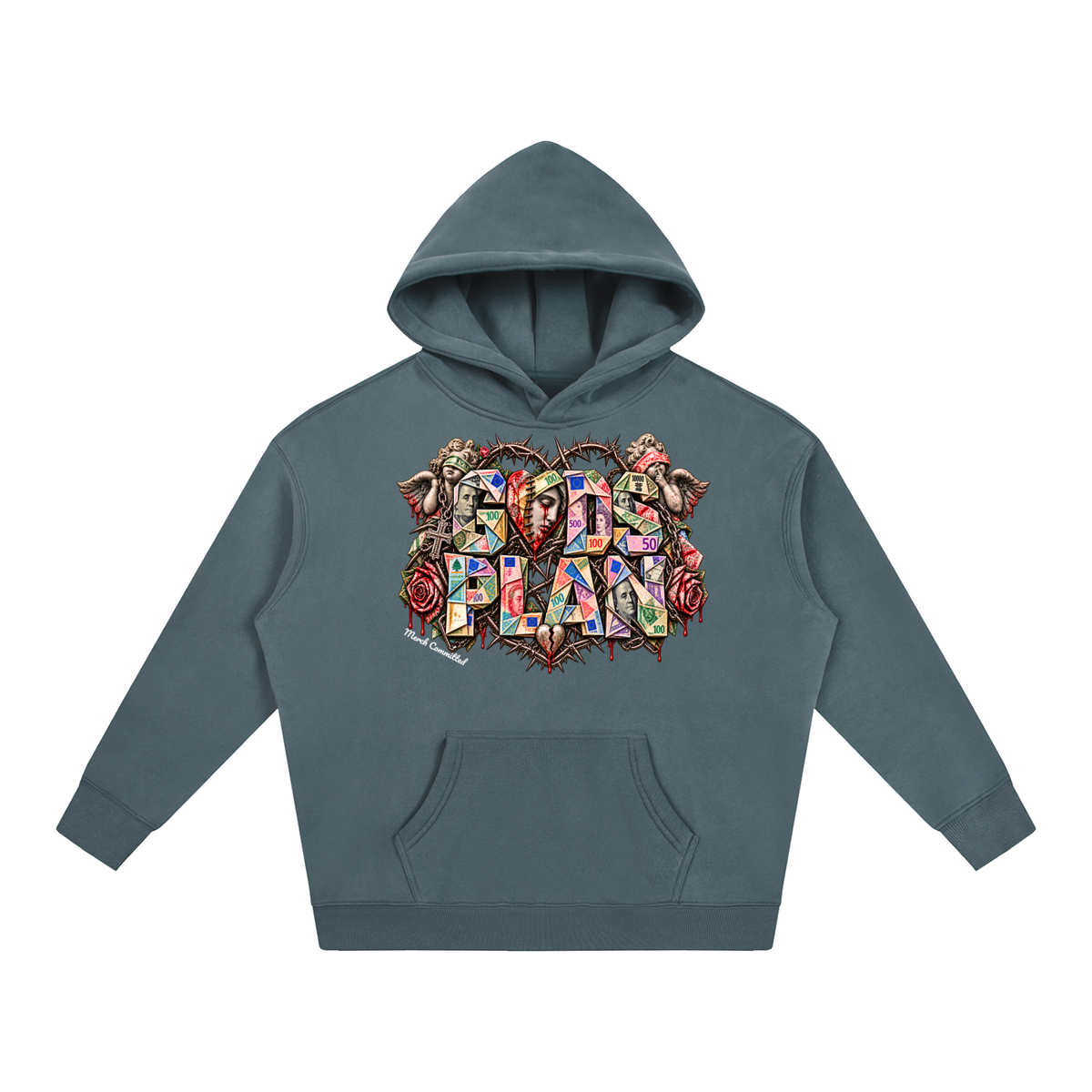 Gods Plan Oversize Fleeced Hoodie