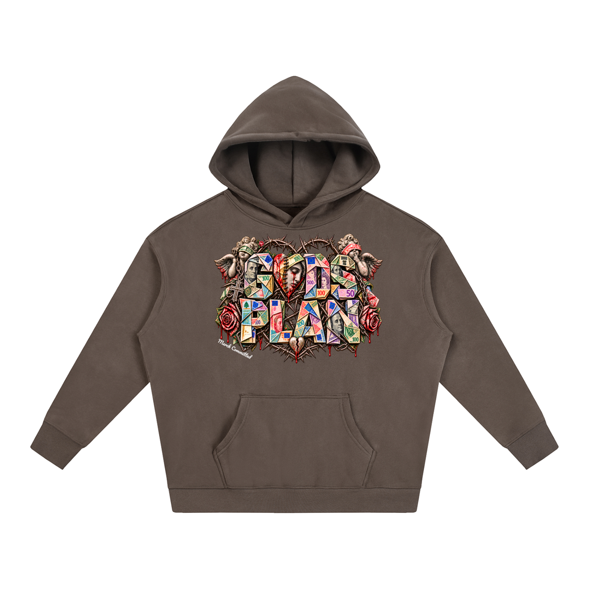 Gods Plan Oversize Fleeced Hoodie