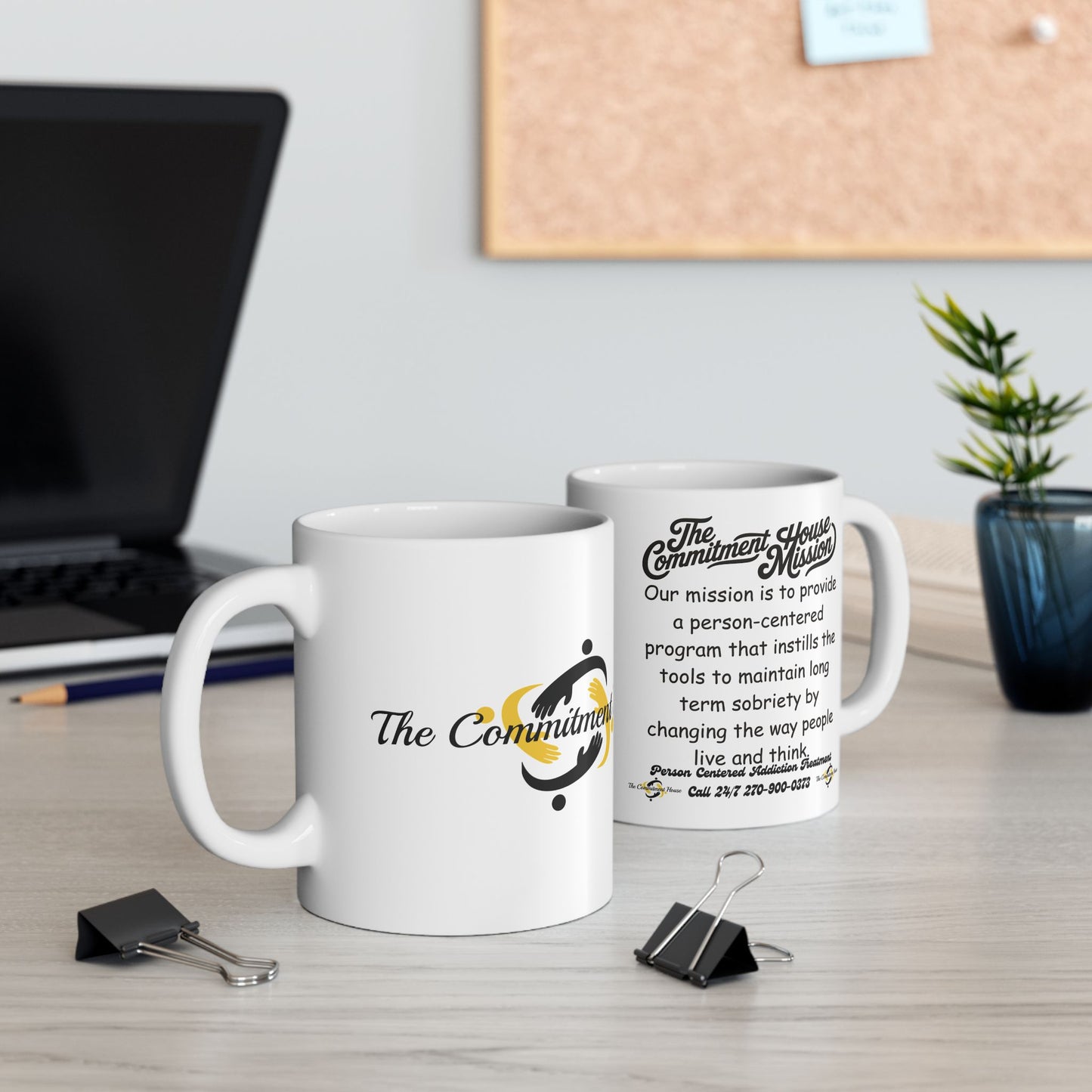 The Commitment House Logo & Mission Coffee Mug (11oz/15oz)