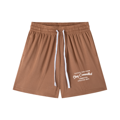 Mesh Drawstring Shorts