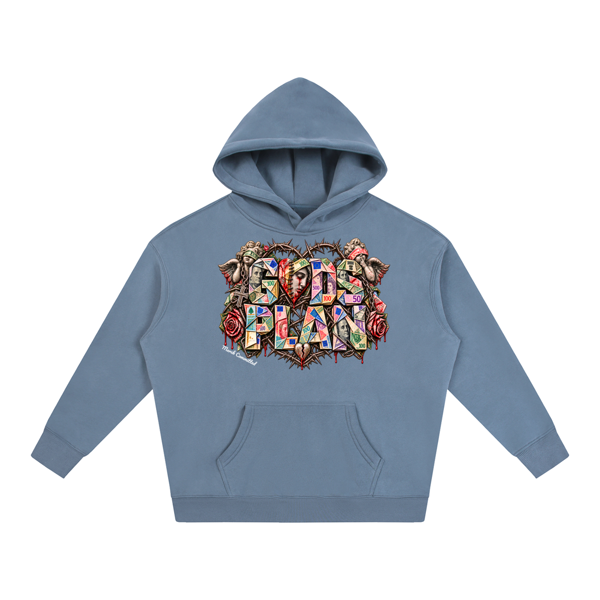 Gods Plan Oversize Fleeced Hoodie