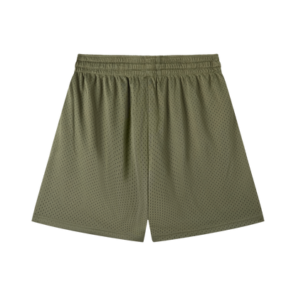 Mesh Drawstring Shorts