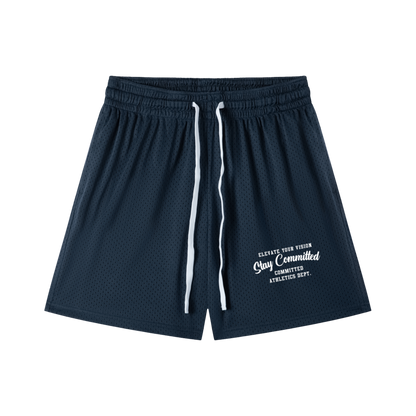 Mesh Drawstring Shorts