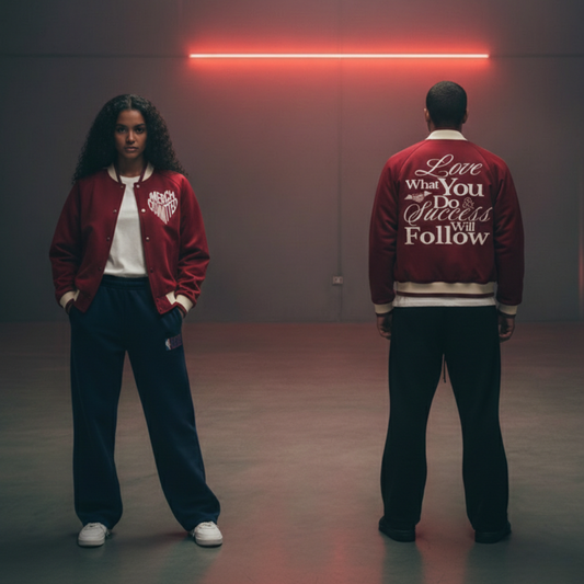 LWYD-Color Block Raglan Sleeve Zip Track Jacket