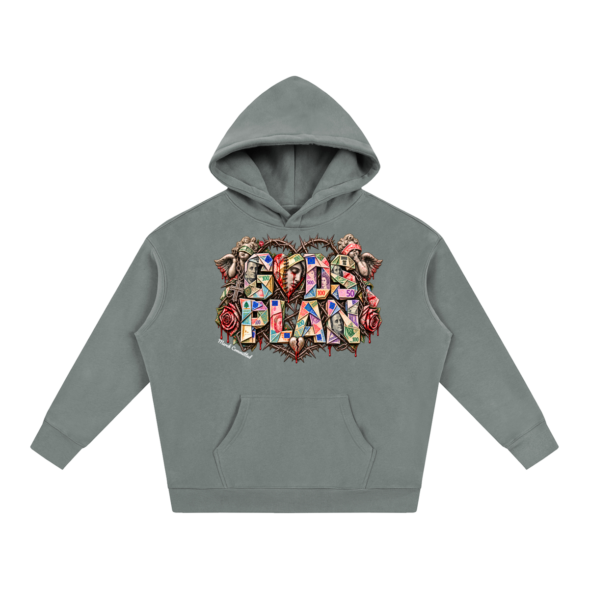 Gods Plan Oversize Fleeced Hoodie