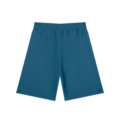 Men’s Solid Elastic Waist Shorts