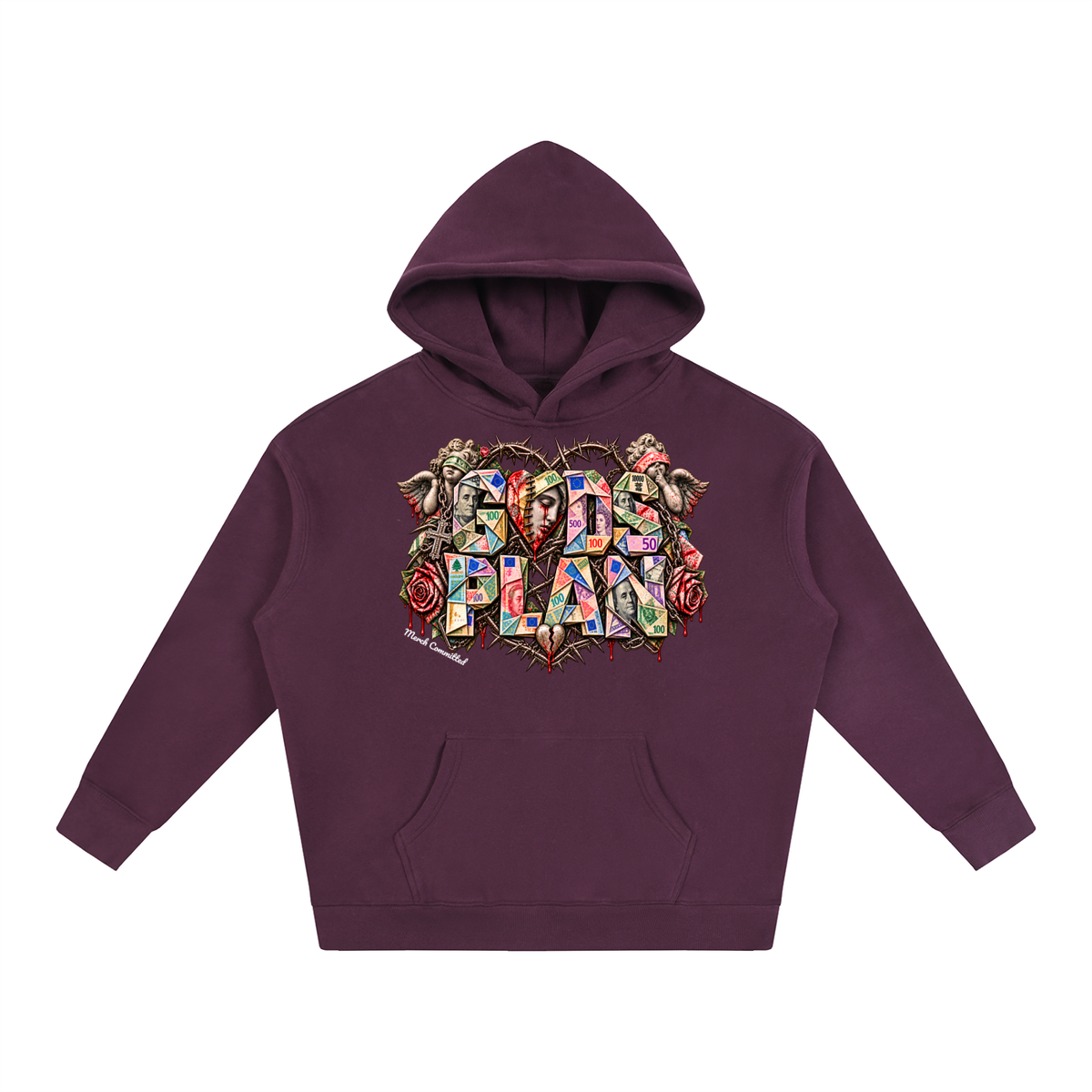 Gods Plan Oversize Fleeced Hoodie