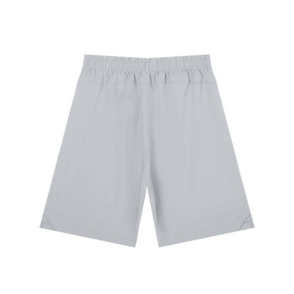 Men’s Solid Elastic Waist Shorts