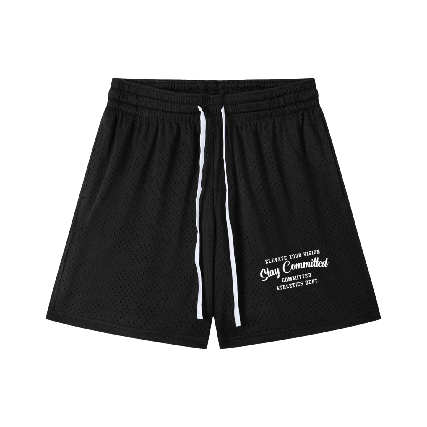 Mesh Drawstring Shorts