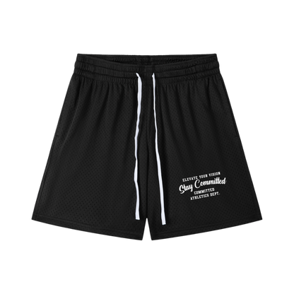 Mesh Drawstring Shorts