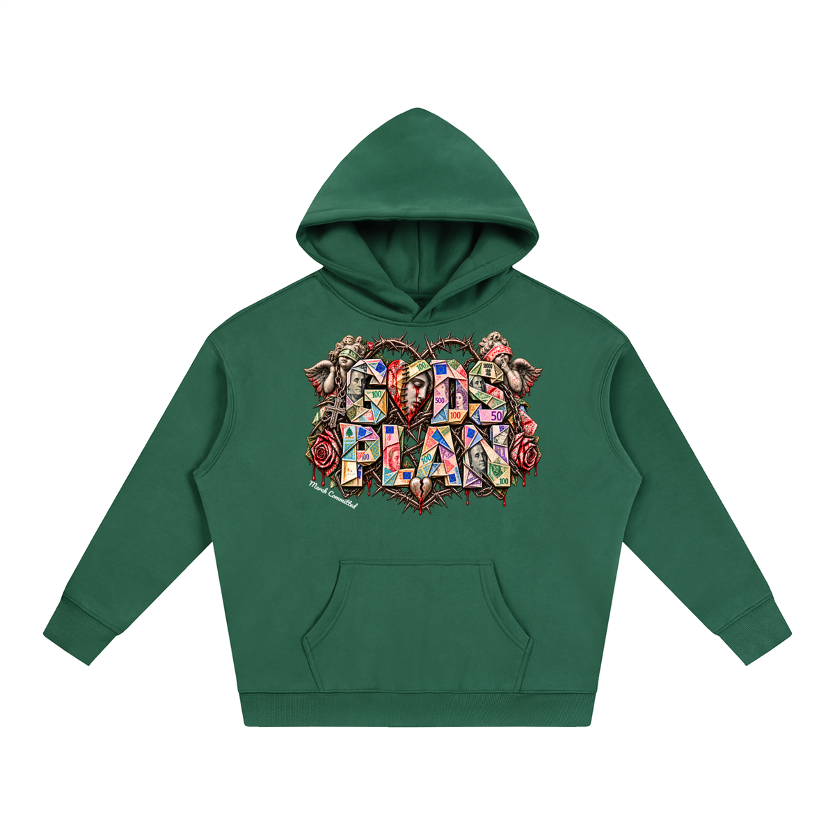 Gods Plan Oversize Fleeced Hoodie