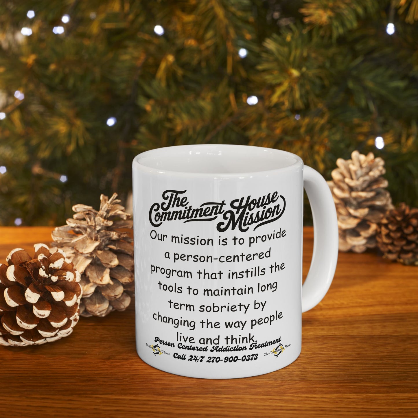 The Commitment House Logo & Mission Coffee Mug (11oz/15oz)