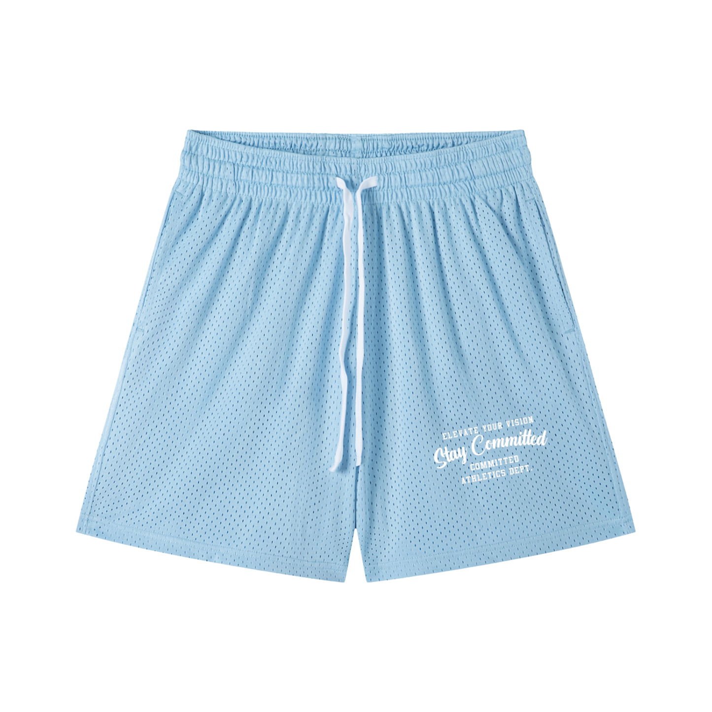 Mesh Drawstring Shorts