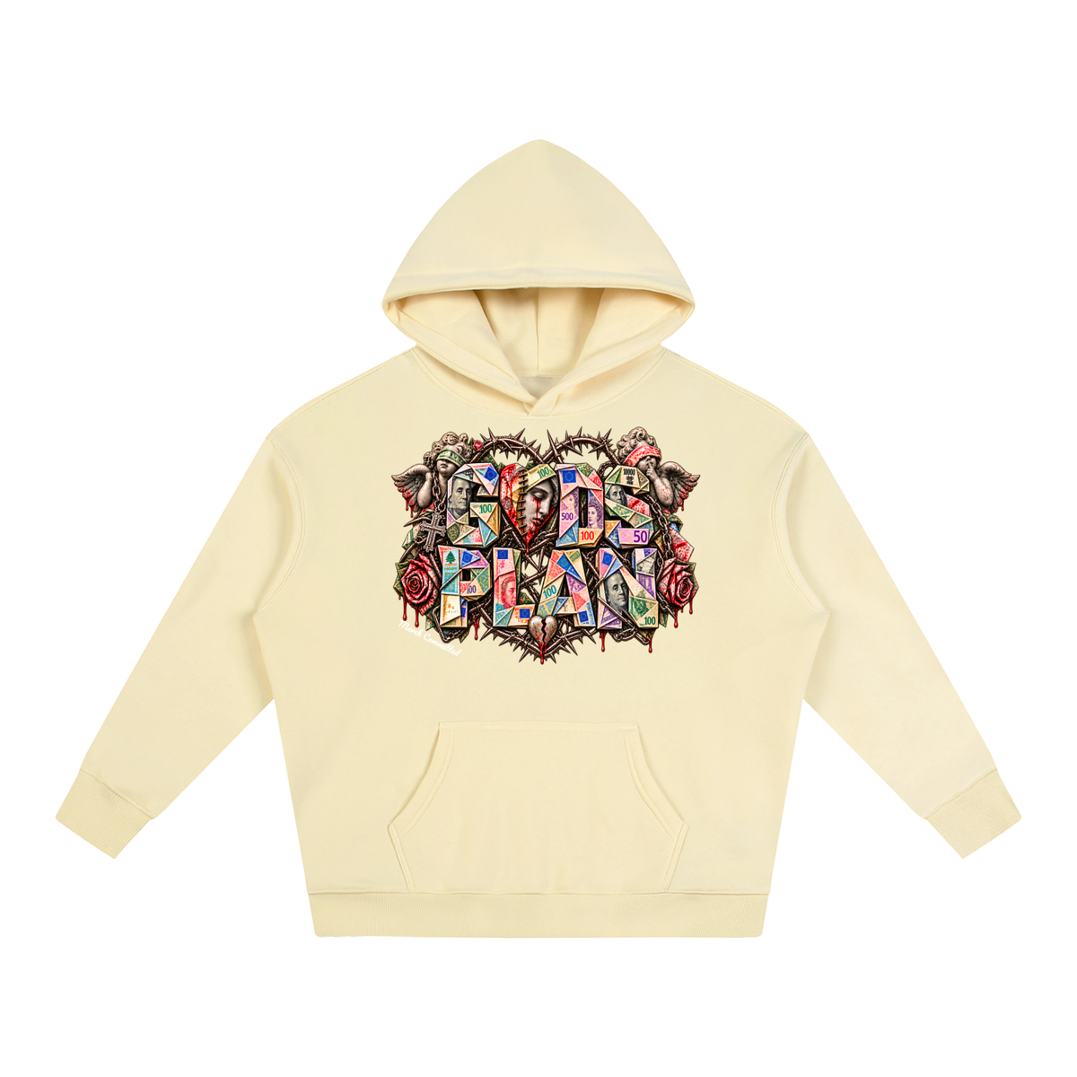 Gods Plan Oversize Fleeced Hoodie