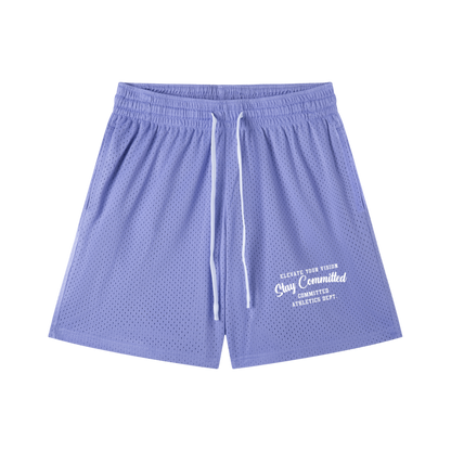 Mesh Drawstring Shorts