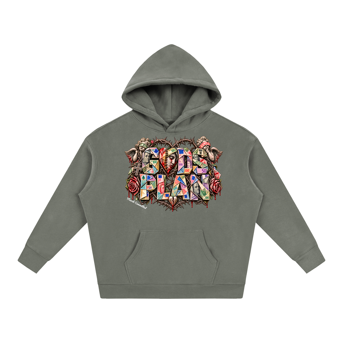 Gods Plan Oversize Fleeced Hoodie