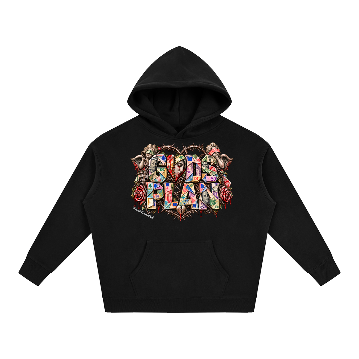 Gods Plan Oversize Fleeced Hoodie