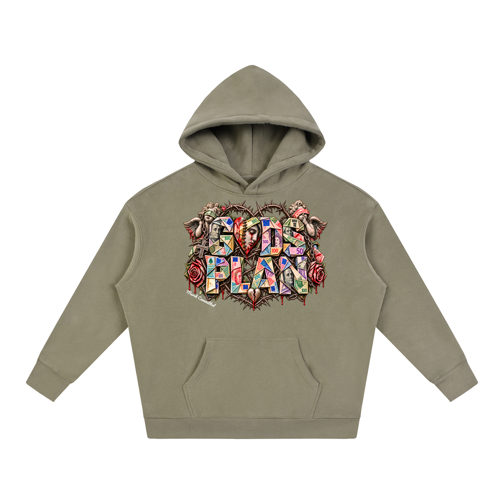 Gods Plan Oversize Fleeced Hoodie