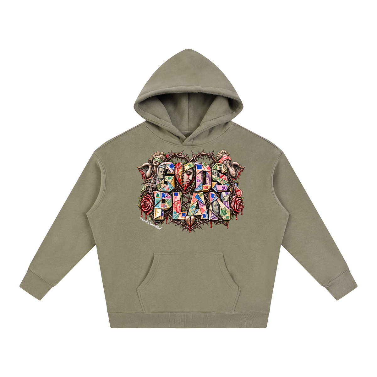 Gods Plan Oversize Fleeced Hoodie