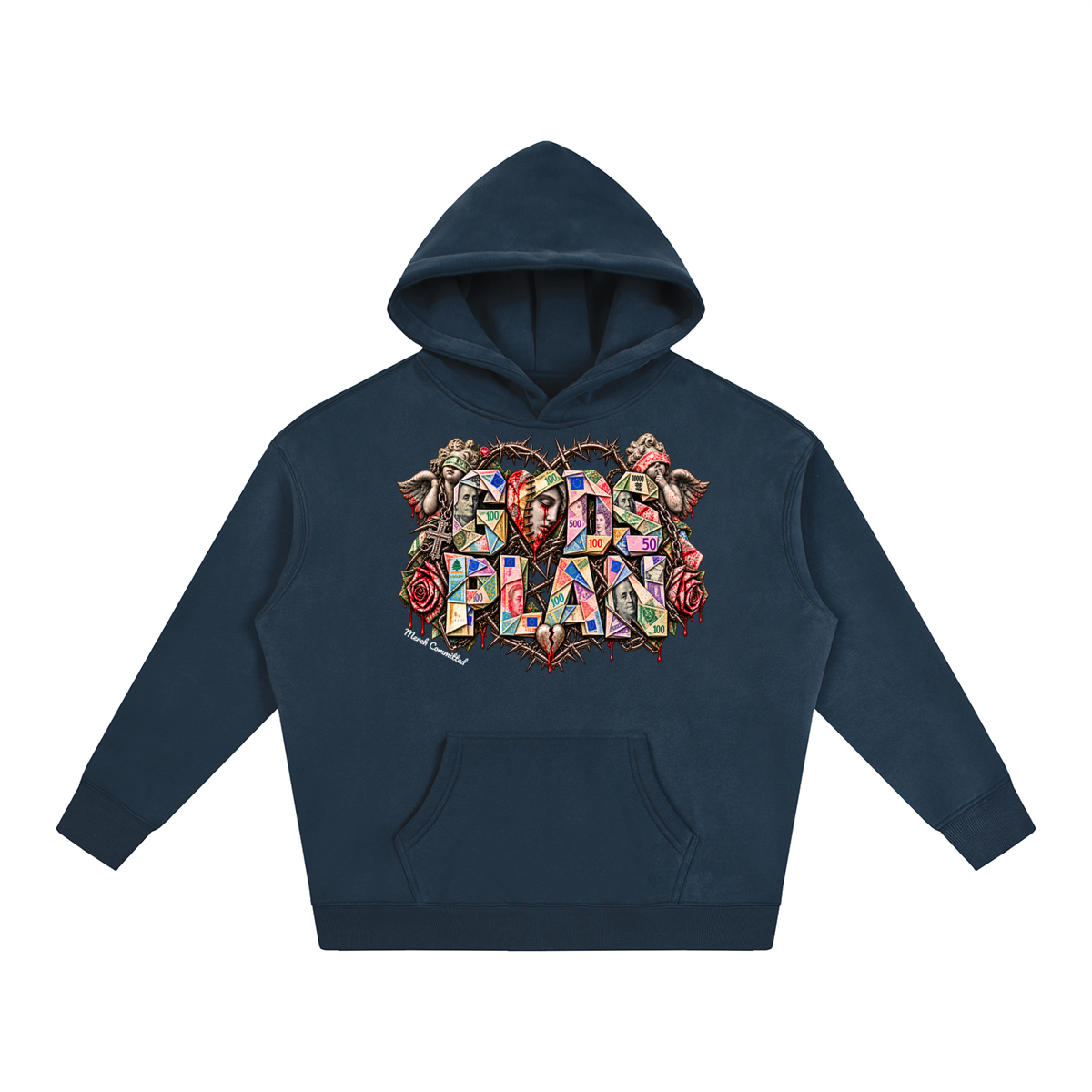 Gods Plan Oversize Fleeced Hoodie
