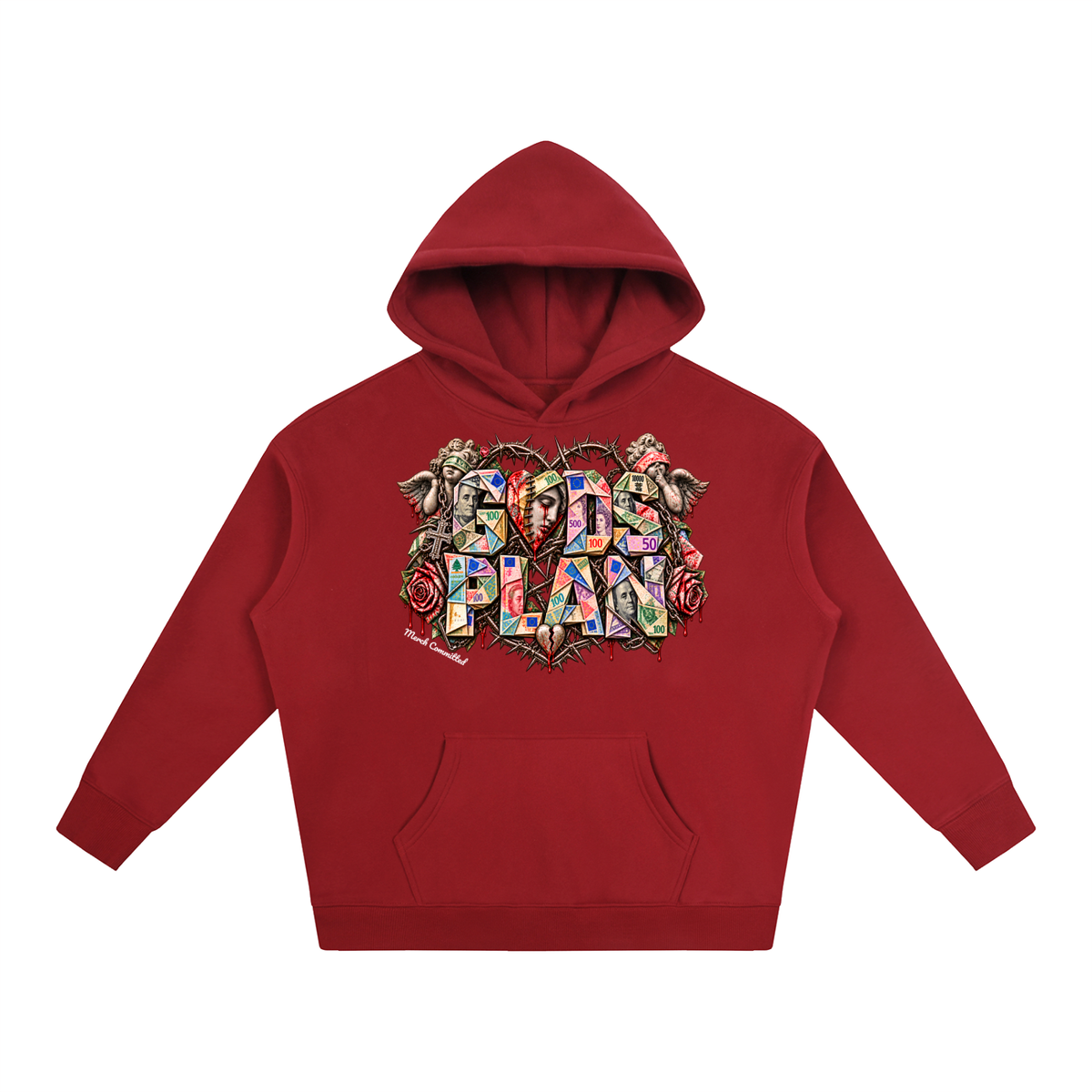 Gods Plan Oversize Fleeced Hoodie