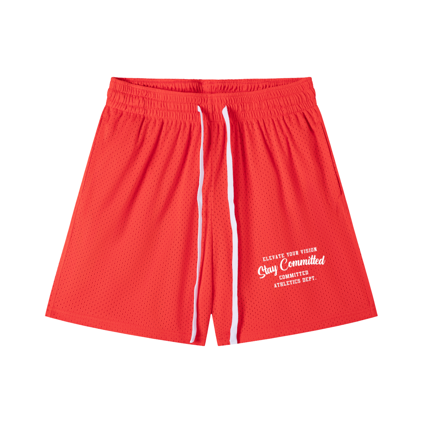 Mesh Drawstring Shorts