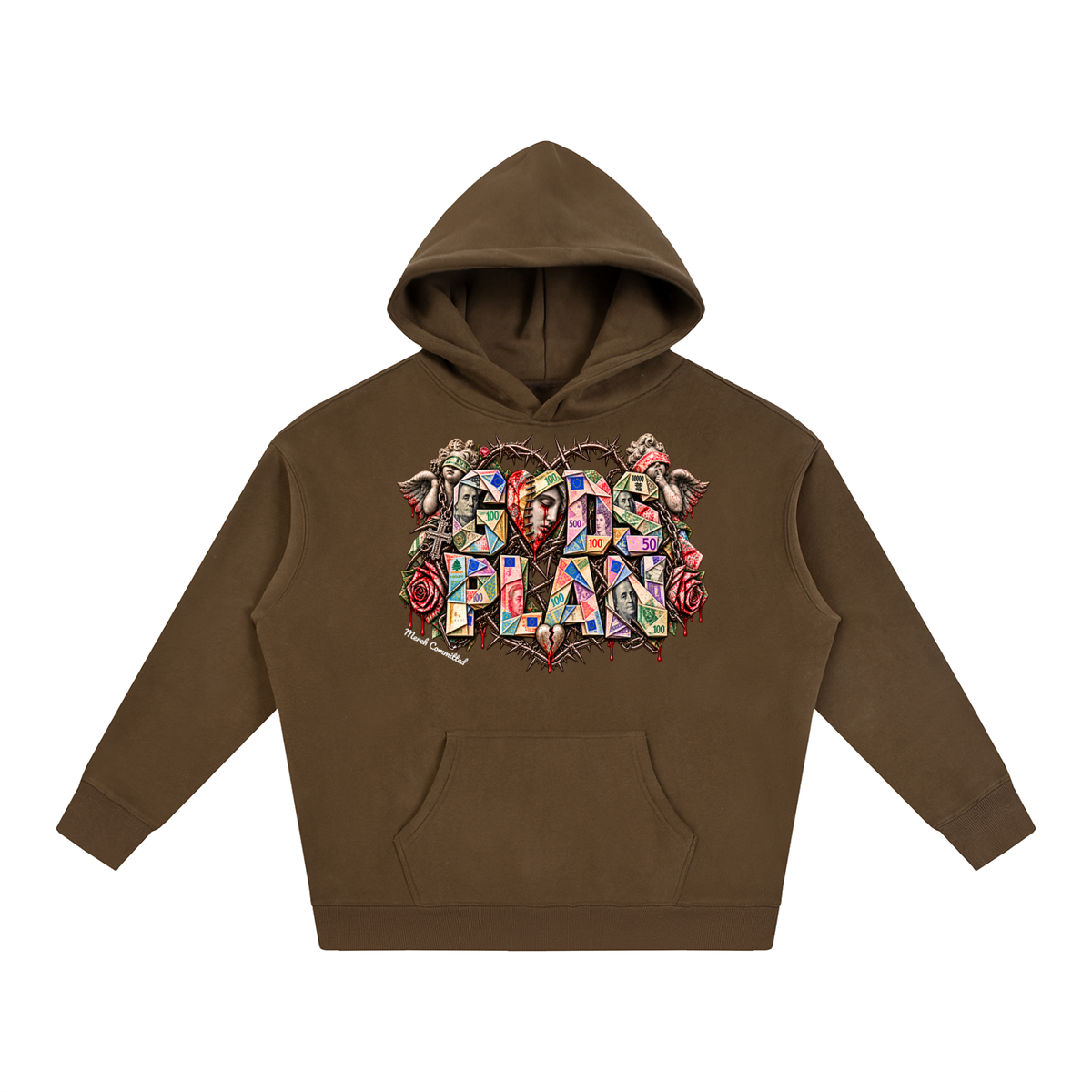 Gods Plan Oversize Fleeced Hoodie