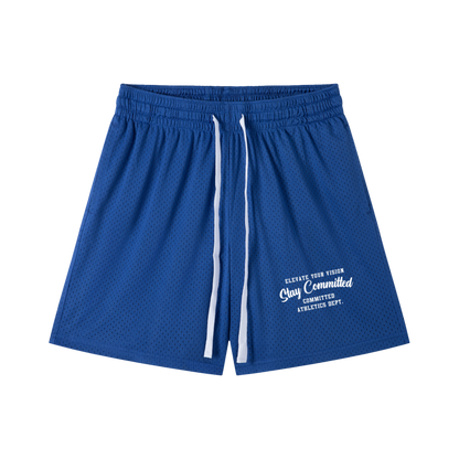 Mesh Drawstring Shorts