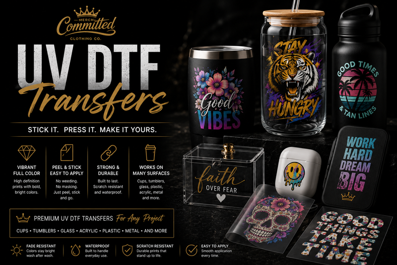 UV DTF Transfers