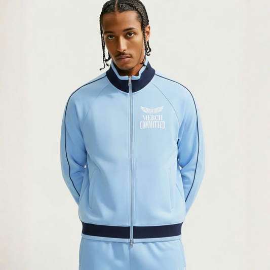 MC Zip Raglan Jacket — Heavyweight Cotton Blend