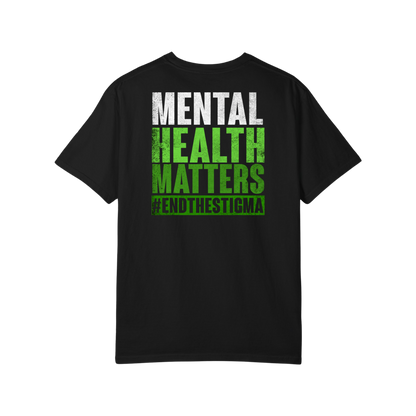 Time To Surrender Mental Health Black Out Tee
