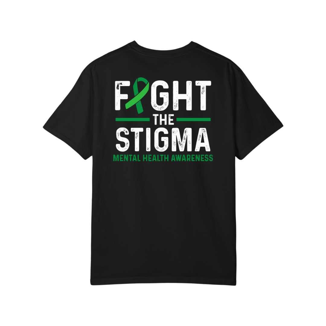 Time To Surrender Mental Health Black Out Tee