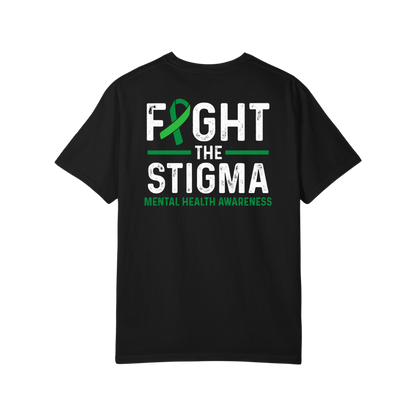 Time To Surrender Mental Health Black Out Tee