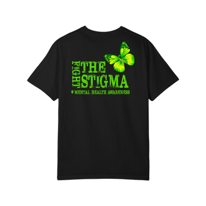 Time To Surrender Mental Health Black Out Tee